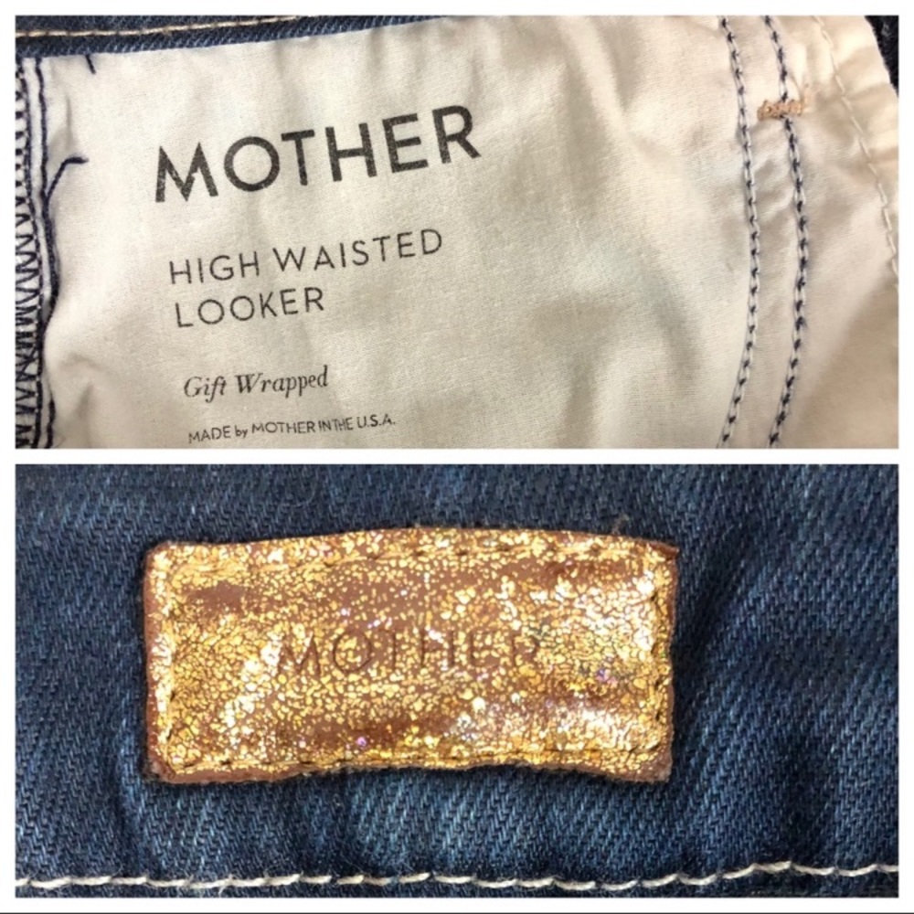 MOTHER High Waisted Looker in Gift Wrapped Size 25 - Picture 5 of 7